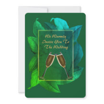 Elegant Custom Wedding Invitation 1