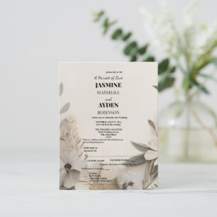 Elegant Custom Wedding Invitations