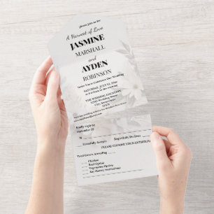 Elegant Custom Wedding Invitations