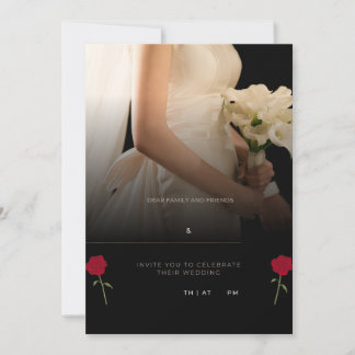 Elegant Custom Wedding Invitations 
