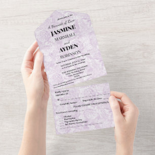 Elegant Custom Wedding Invitations