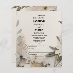 Elegant Custom Wedding Invitations 