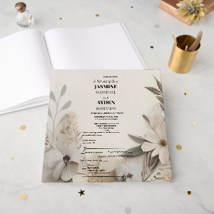 Elegant Custom Wedding Invitations  Guest Book