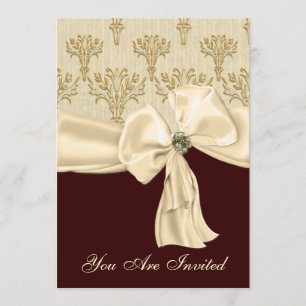 Elegant Custom Wedding Rehearsal Dinner Invitation