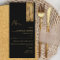 Elegant Custom with Guest Name Black and Gold