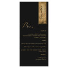 Elegant Custom with Guest Name Black and Gold