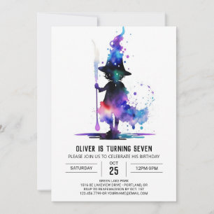 Elegant Custom Wizardry Birthday Invitation