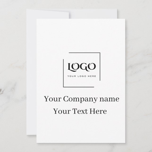 Elegant custom your logo template (Front)