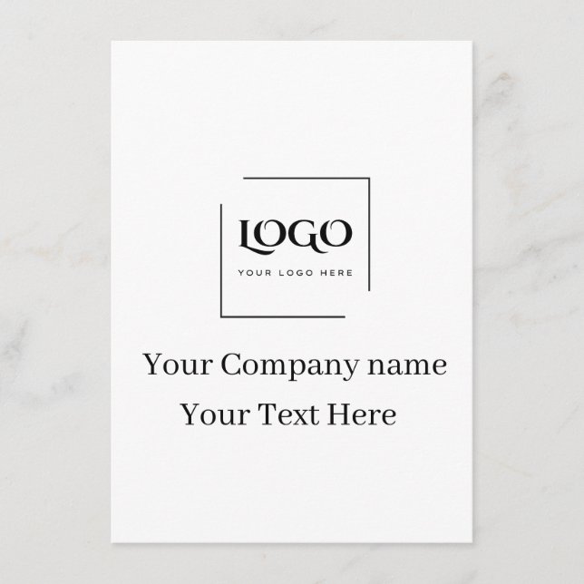 Elegant custom your logo template (Front)