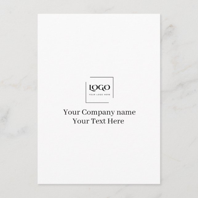 Elegant custom your logo template (Front)