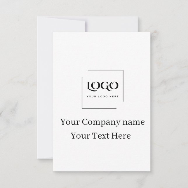 Elegant custom your logo template (Front)