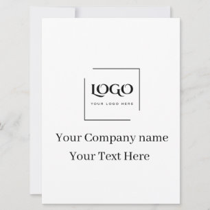 Elegant custom your logo template