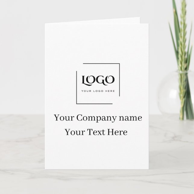Elegant custom your logo template (Front)