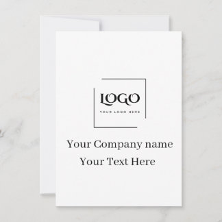 Elegant custom your logo template