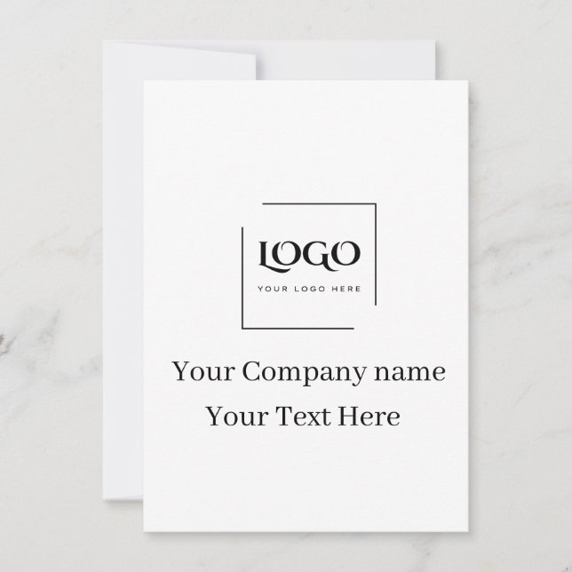 Elegant custom your logo template (Front)
