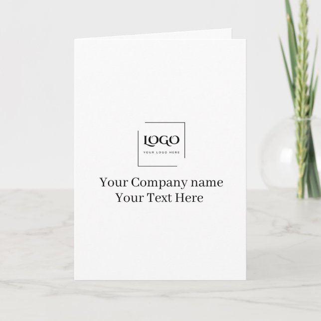 Elegant custom your logo template (Front)