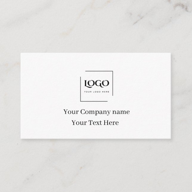Elegant custom your logo template (Front)