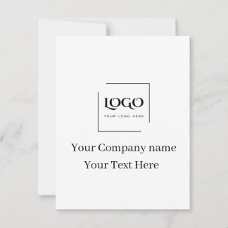 Elegant custom your logo template