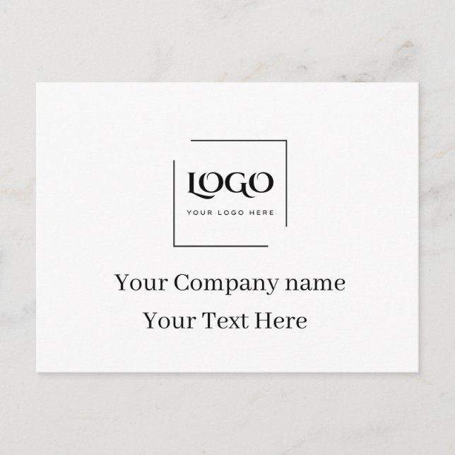 Elegant custom your logo template (Front)
