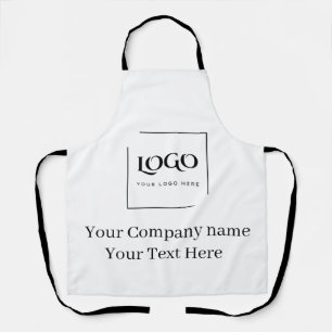 Elegant custom your logo template apron