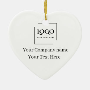 Elegant custom your logo template ceramic tree decoration