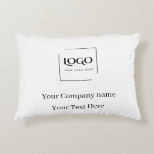 Elegant custom your logo template decorative cushion