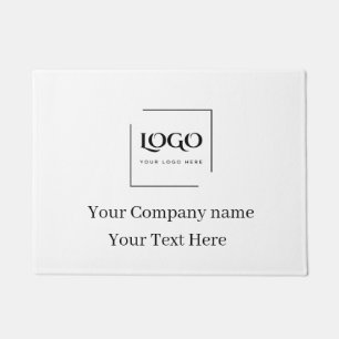 Elegant custom your logo template doormat