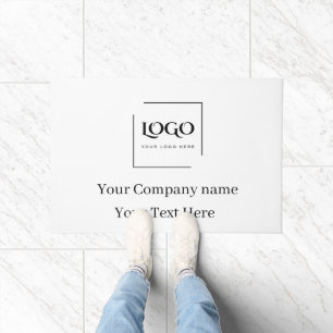 Elegant custom your logo template doormat