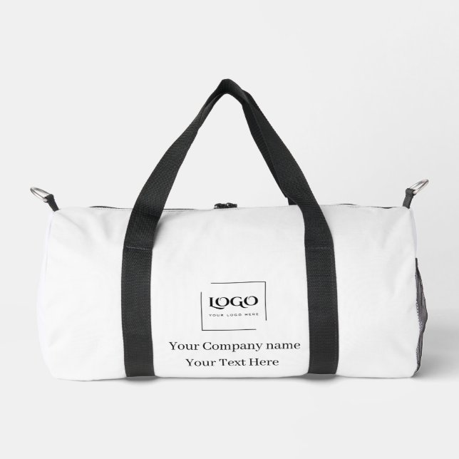 Elegant custom your logo template duffle bag (Front)