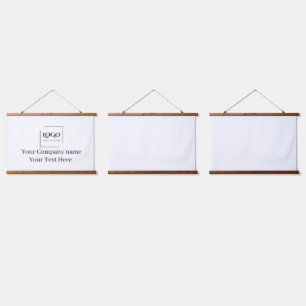 Elegant custom your logo template hanging tapestry