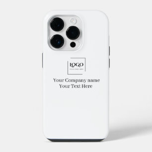 Elegant custom your logo template iPhone 14 pro case