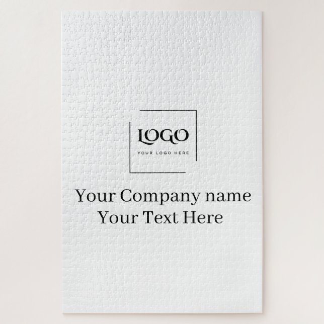 Elegant custom your logo template jigsaw puzzle (Vertical)