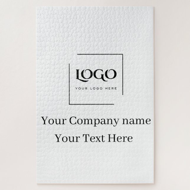 Elegant custom your logo template jigsaw puzzle (Vertical)