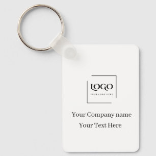 Elegant custom your logo template key ring