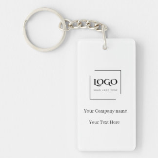 Elegant custom your logo template key ring
