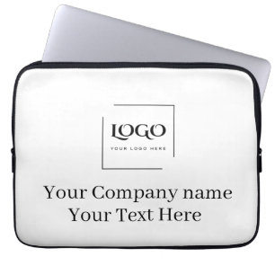 Elegant custom your logo template laptop sleeve