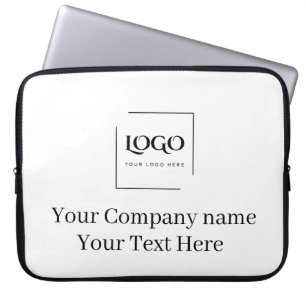 Elegant custom your logo template laptop sleeve