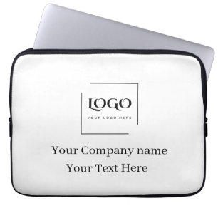 Elegant custom your logo template laptop sleeve