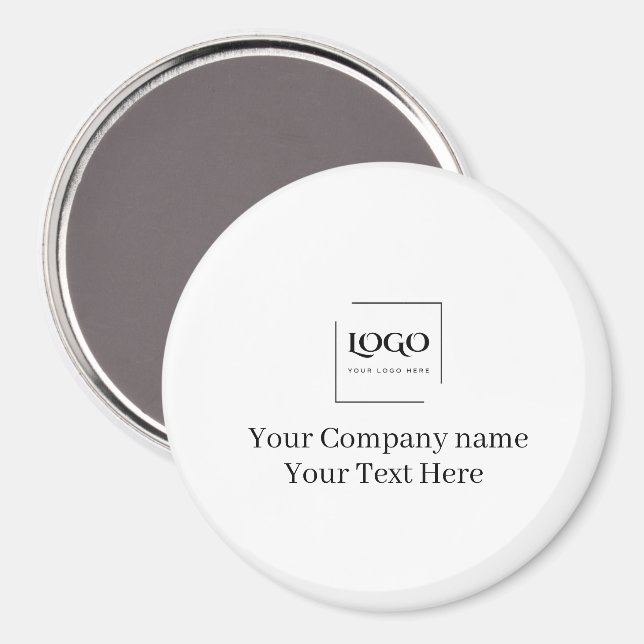 Elegant custom your logo template magnet (Front/Back)