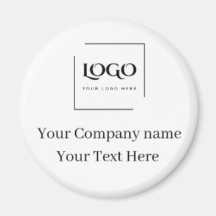 Elegant custom your logo template magnet