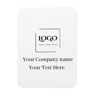 Elegant custom your logo template magnet
