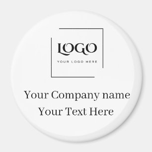 Elegant custom your logo template magnet