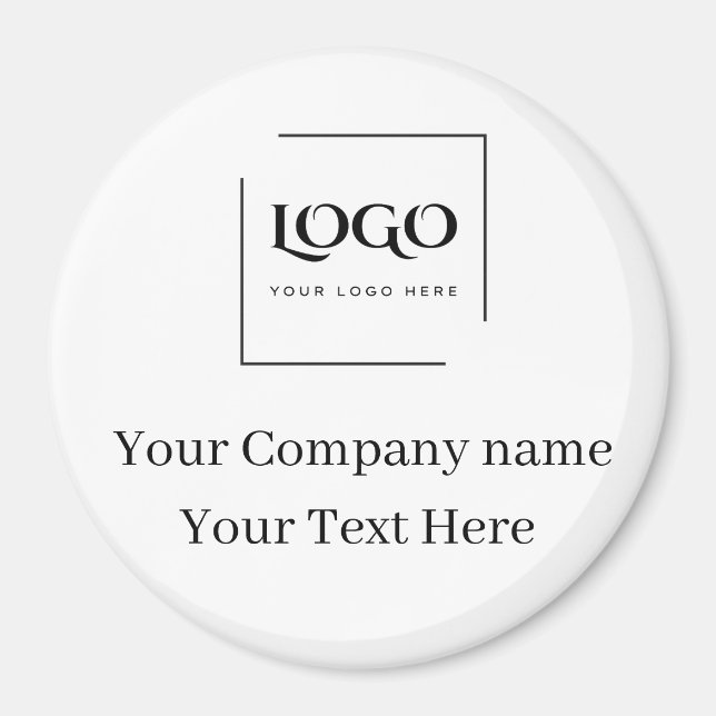 Elegant custom your logo template magnet (Front)