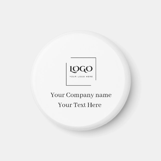 Elegant custom your logo template magnet (Front)