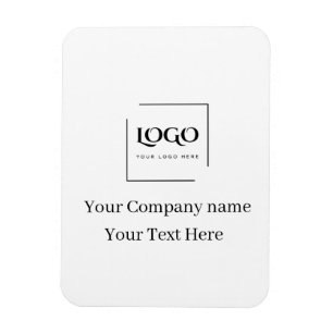 Elegant custom your logo template magnet