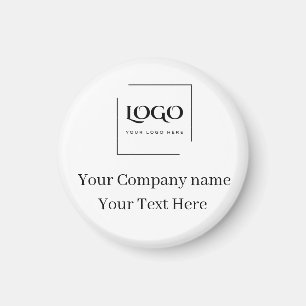 Elegant custom your logo template magnet