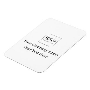 Elegant custom your logo template magnet