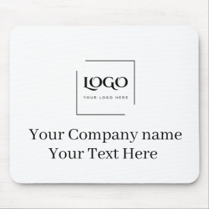 Elegant custom your logo template mouse mat