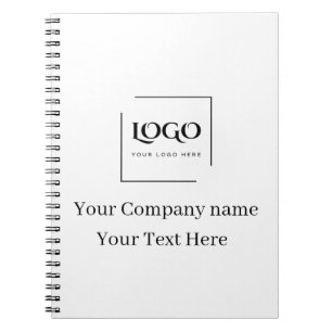 Elegant custom your logo template notebook