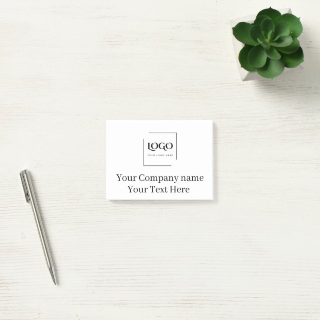 Elegant custom your logo template post-it notes (Office)